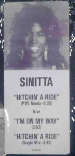 Sinitta – Hitchin' A Ride (1990, Vinyl) - Discogs