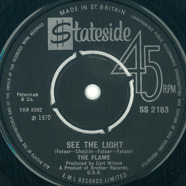 The Flame – See The Light (1970, Vinyl) - Discogs