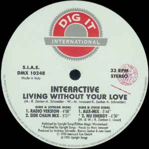 Interactive - Living Without Your Love album cover
