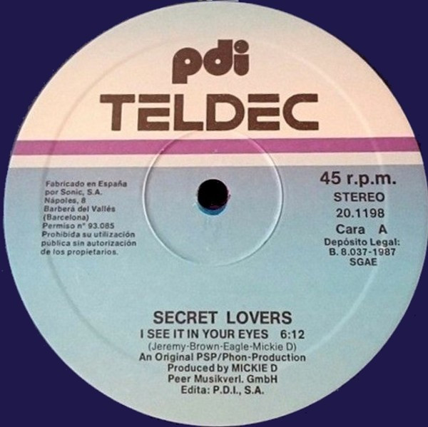 last ned album Secret Lovers - I See It In Your Eyes