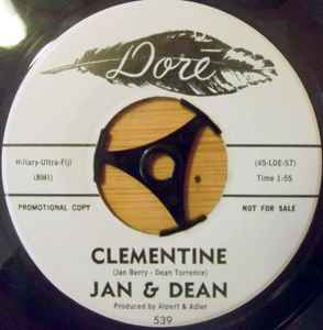 Jan & Dean – Clementine / You're On My Mind (1959, Vinyl) - Discogs