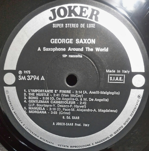 baixar álbum George Saxon - A Saxophone Around The World 10a Raccolta
