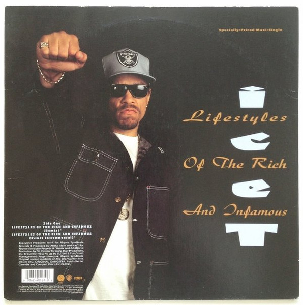 Ice-T – Lifestyles Of The Rich And Infamous / The Tower (1991, Vinyl