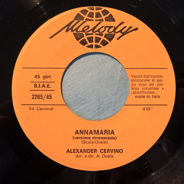 descargar álbum Alexander Cervino - Annamaria