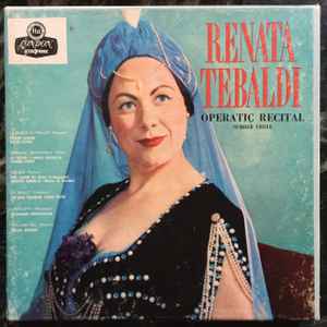 Alberto Erede - Renata Tebaldi Operatic Recital album cover