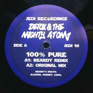 Detox & The Mighty Atom - 100% Pure / Waterworks! album cover