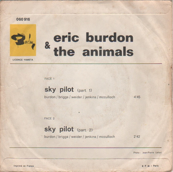 lataa albumi Eric Burdon And The Animals - Sky Pilot