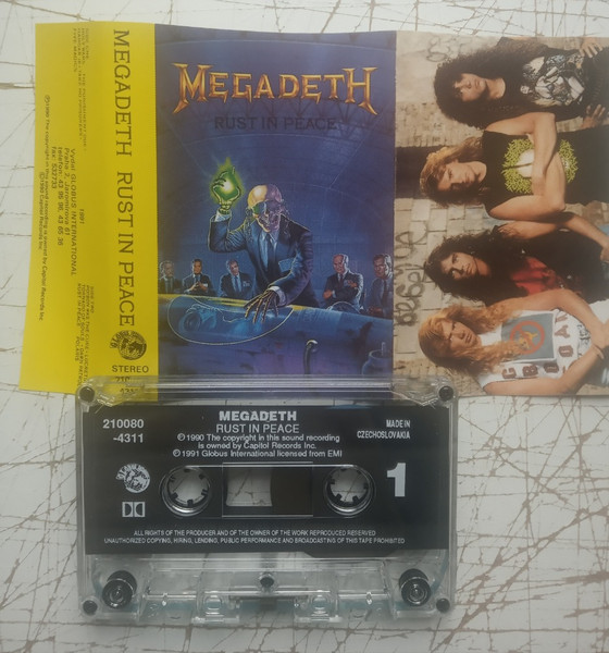 Megadeth – Rust In Peace (1991, Cassette) - Discogs