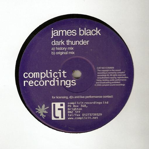 télécharger l'album James Black - Dark Thunder