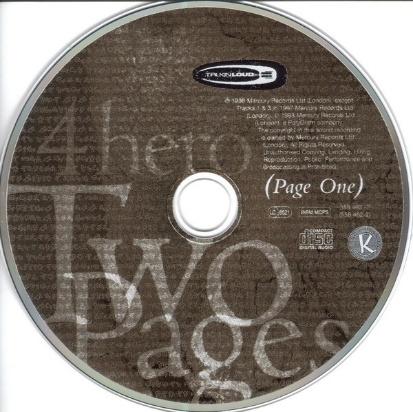 4 Hero - Two Pages | Releases | Discogs
