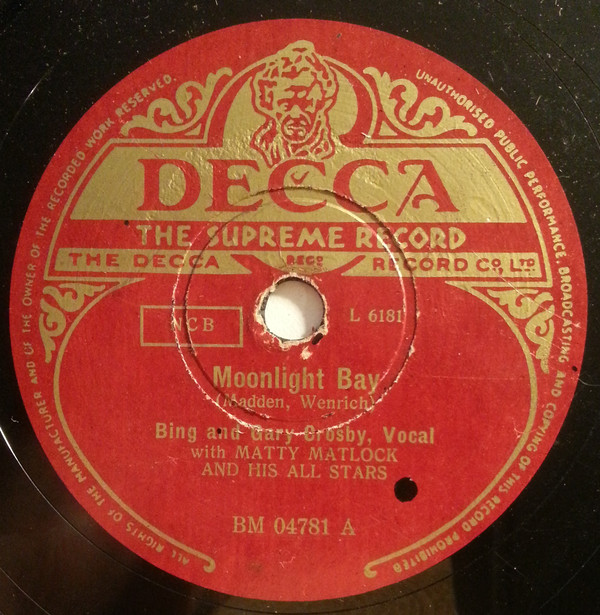 last ned album Bing and Gary Crosby , Bing Crosby, Louis Armstrong - Moonlight Bay Gone Fishin