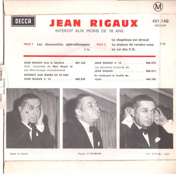 last ned album Jean Rigaux - Hue Coquette