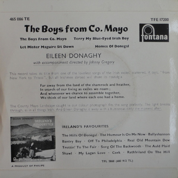 télécharger l'album Eileen Donaghy - The Boys From Co Mayo