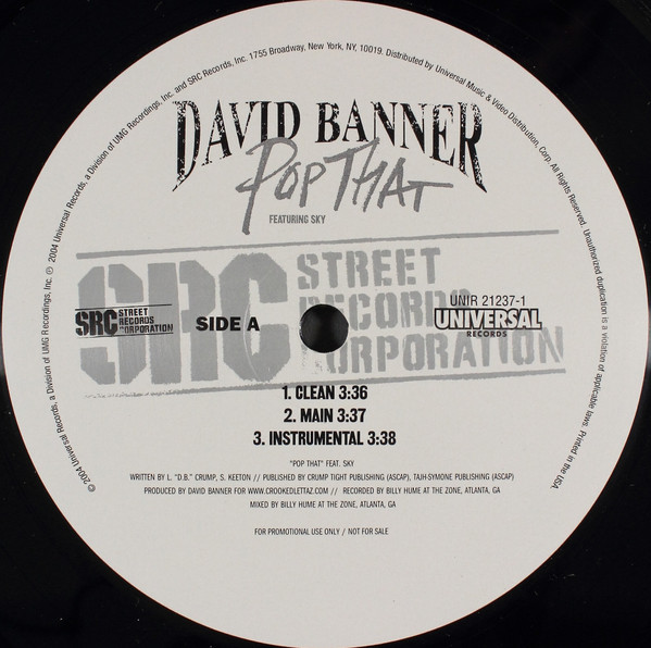 télécharger l'album David Banner - Pop That