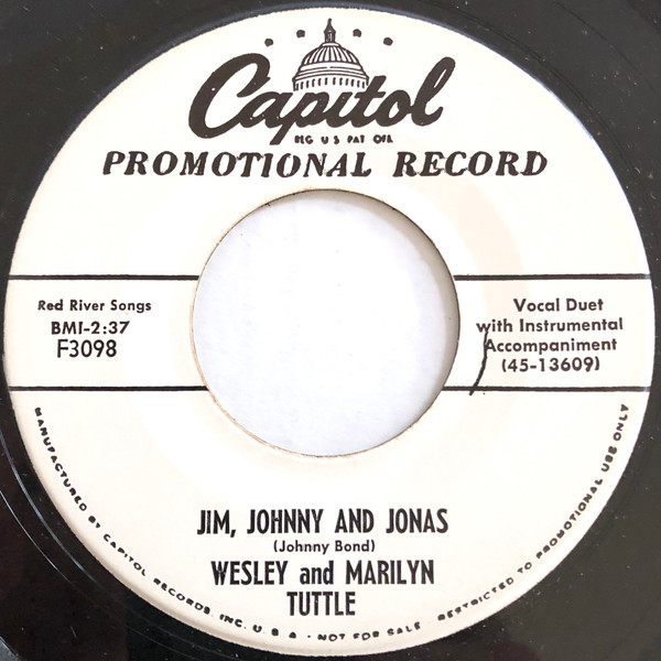 ladda ner album Wesley And Marilyn Tuttle - Jim Johnny And Jonas