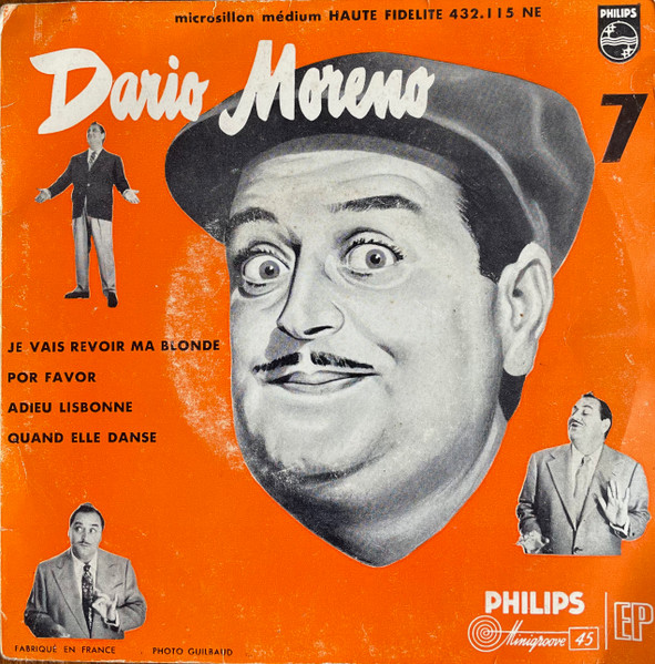 Dario Moreno – 7 - Je Vais Revoir Ma Blonde (1956, Vinyl) - Discogs