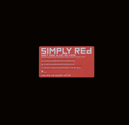 Simply Red – Ain't That A Lot Of Love (1999, CD) - Discogs