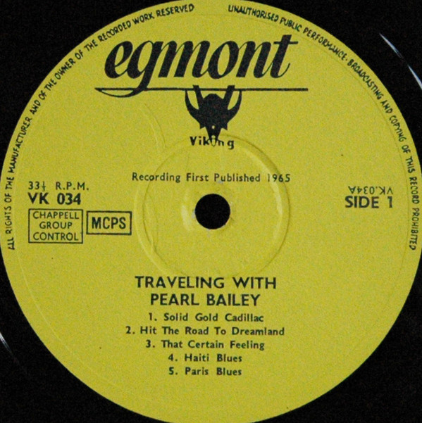 baixar álbum Pearl Bailey - Travelling With Pearl Bailey