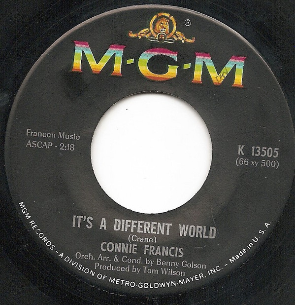 Album herunterladen Connie Francis - Its A Different World