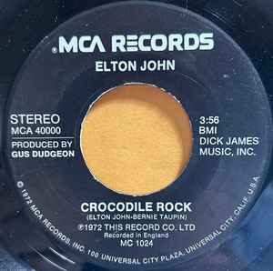 Elton John - Crocodile Rock album cover