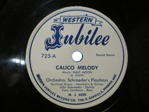 baixar álbum Schroeder's Playboys - Calico Melody Teton Mountain Stomp