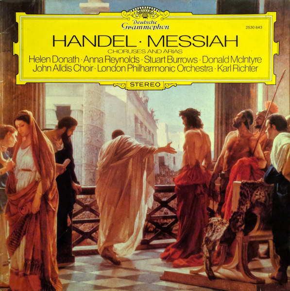 Handel – Messiah - Choruses And Arias (1973, Vinyl) - Discogs