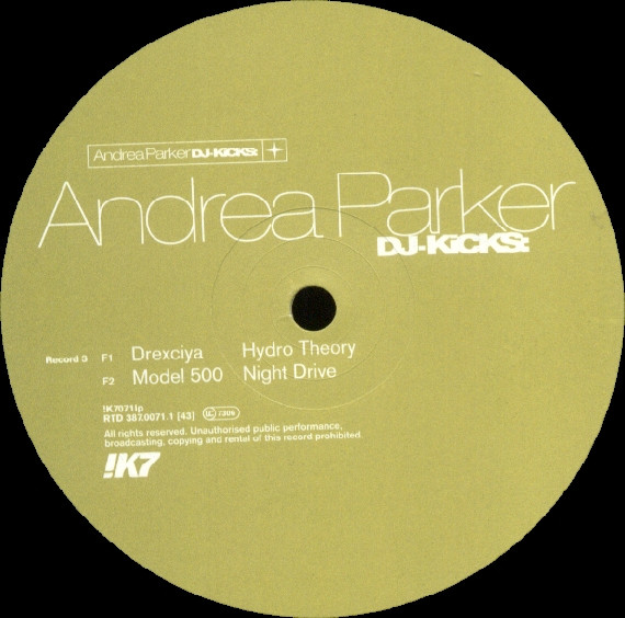 Andrea Parker – DJ-Kicks (1998, CD) - Discogs