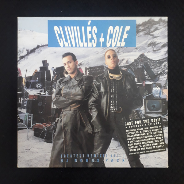Clivillés & Cole – Greatest Remixes Vol. 1 (DJ Bonus Pack) (1992