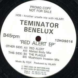 Terminator Benelux - Red Alert EP album cover