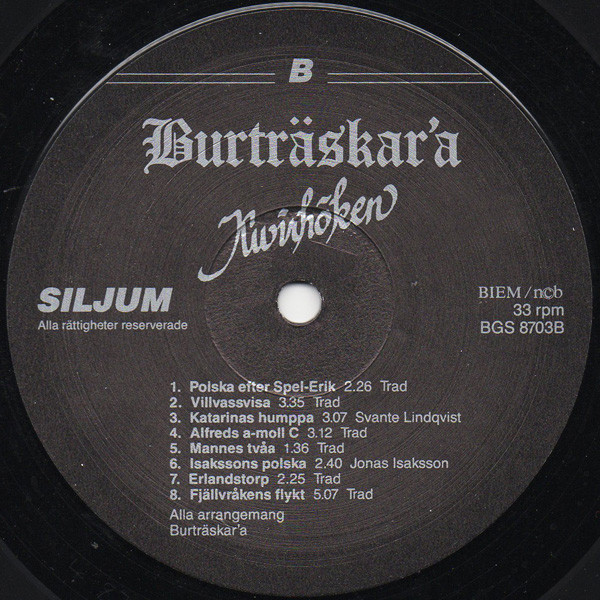 last ned album Burträskar'a - Kwirhöken