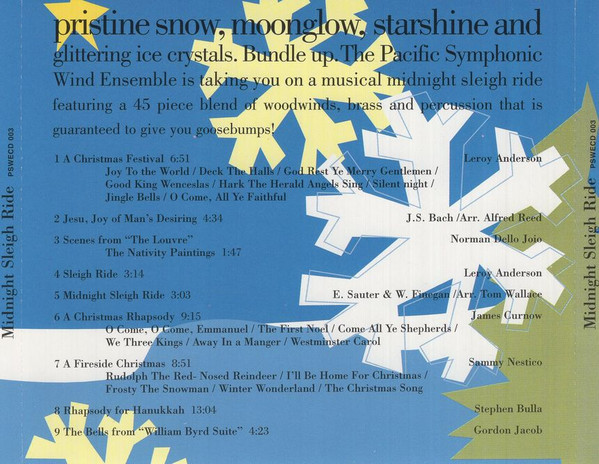 last ned album Pacific Symphonic Wind Ensemble - Midnight Sleigh Ride