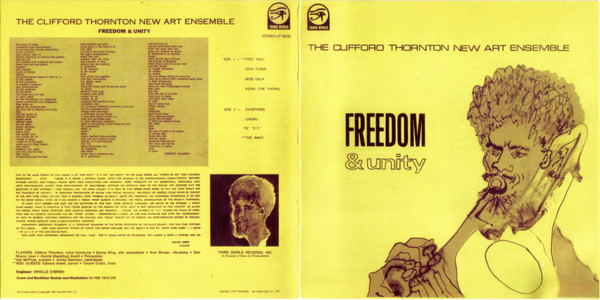 lataa albumi The Clifford Thornton New Art Ensemble - Freedom Unity