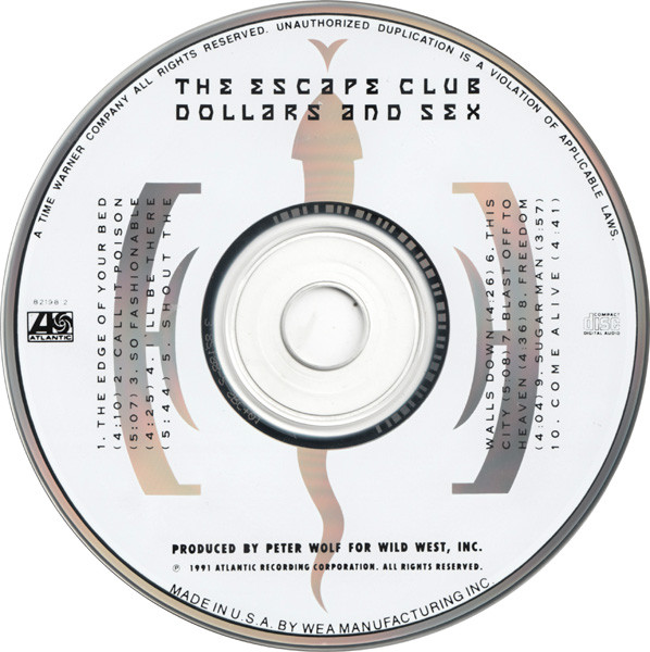 Album herunterladen The Escape Club - Dollars And Sex