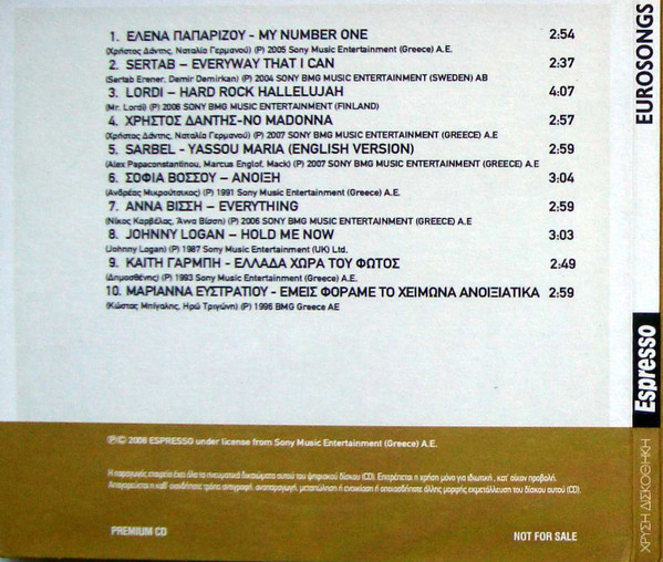télécharger l'album Various - EuroSongs