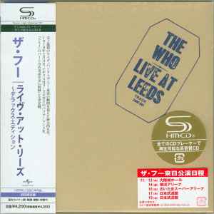 The Who – Live At Leeds (2008, Paper Sleeve, SHM-CD, CD) - Discogs