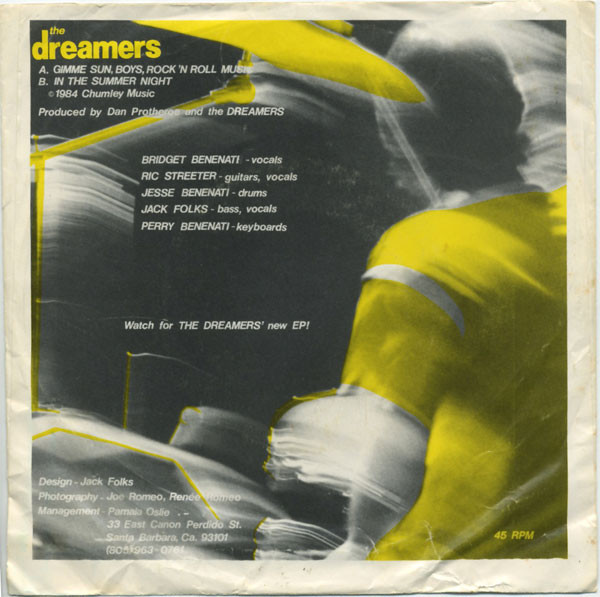 descargar álbum The Dreamers - Gimme Sun Boys Rockn Roll Music