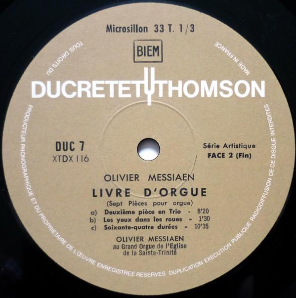 Album herunterladen Olivier Messiaen - Livre DOrgue
