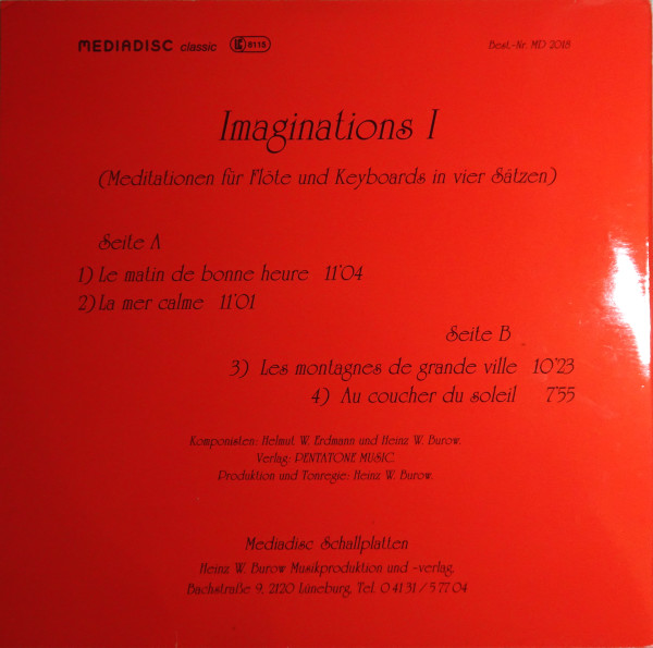 baixar álbum Helmut W Erdmann & Heinz W Burow - Imaginations I