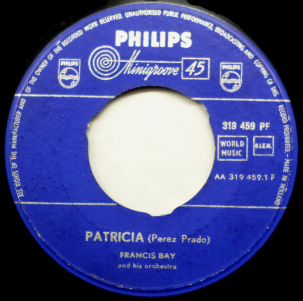 last ned album Francis Bay And His Orchestra - Patricia Cha Cha Baby