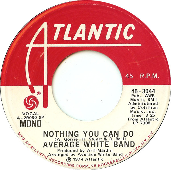 Average White Band – Nothing You Can Do (1974, SP - Specialty Pressing,  Vinyl) - Discogs