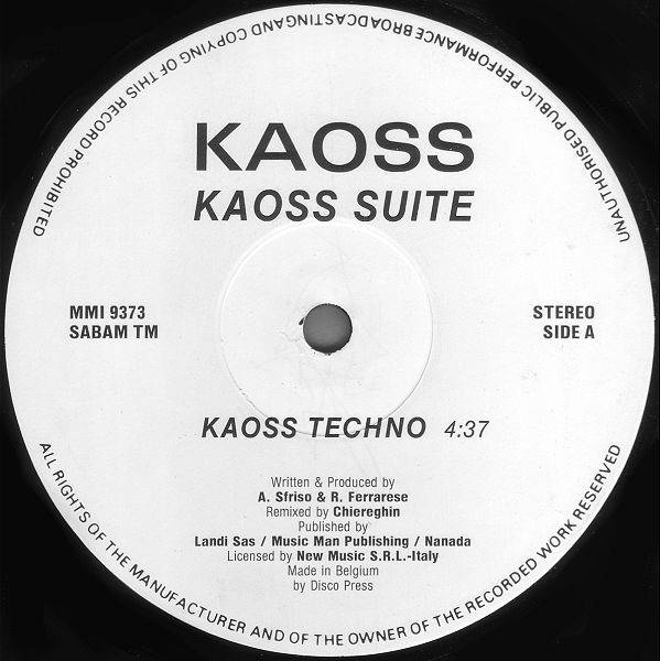last ned album Kaoss - Kaoss Suite