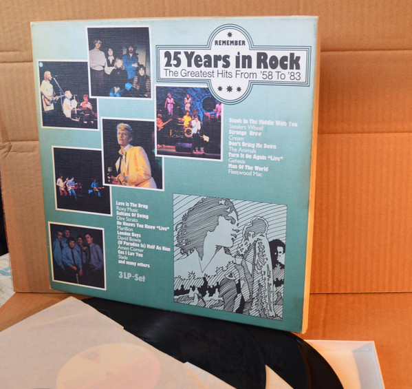 baixar álbum Various - Remember 25 Years In Rock The Greatest Hits From 58 To 83
