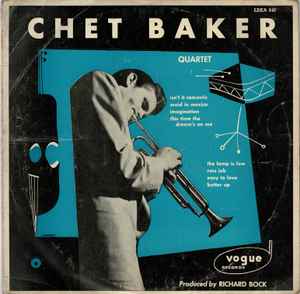 Chet Baker Quartet – Chet Baker Quartet (1956, Vinyl) - Discogs