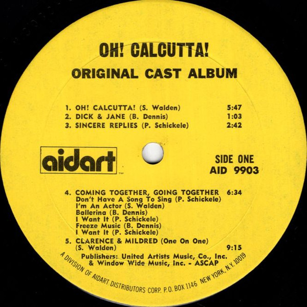 Oh! Calcutta! Original Cast – Oh! Calcutta (Original Cast Album
