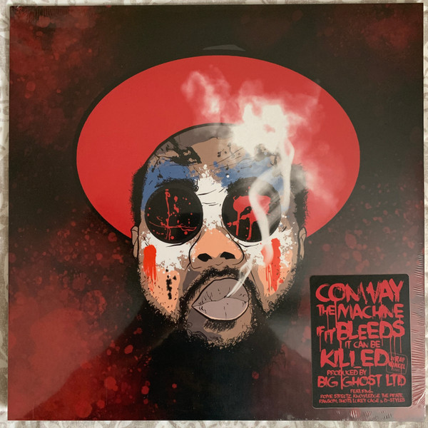 The album cover for Conway The Machine x Big Ghost If It Bleeds It Can Be Killed