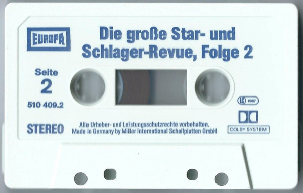 télécharger l'album Various - Die Große Star Und Schlager Revue Folge 2