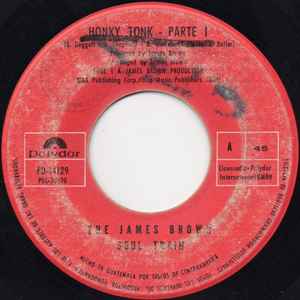 The James Brown Soul Train - Honky Tonk album cover