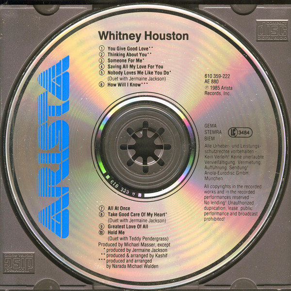 Whitney Houston u003d ホイットニー・ヒューストン – Whitney Houston u003d そよ風の贈りもの (1985