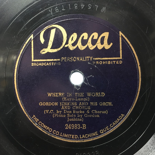 descargar álbum Gordon Jenkins and his Orchestra and Chorus - Bewitched Where In The World