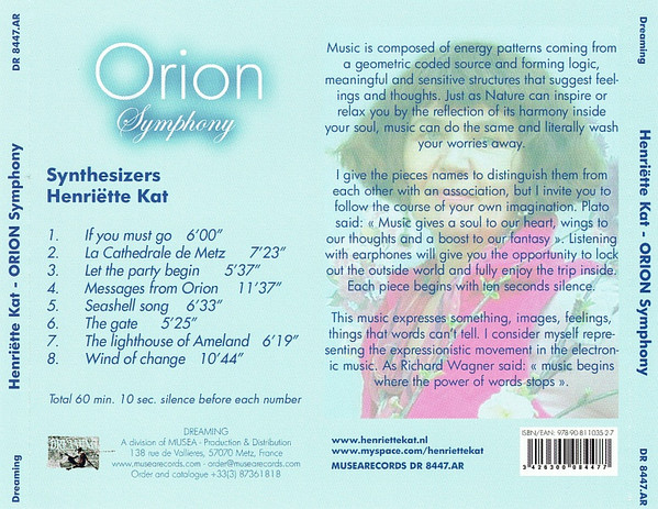 télécharger l'album Henriëtte Kat - Orion Symphony